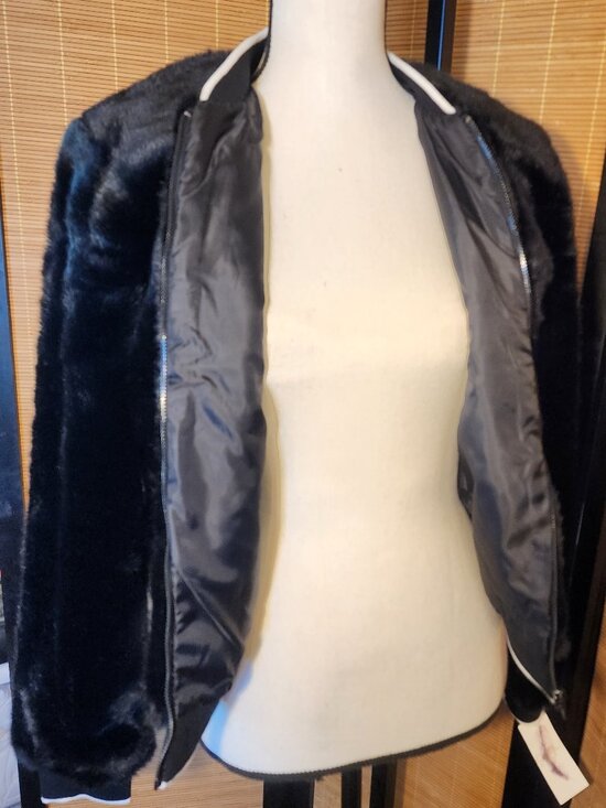 Jessica Simpson Faux Fur Jacket - Picture 3 of 9